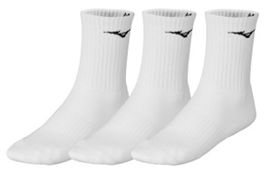 MIZUNO 3 paia calze training mid